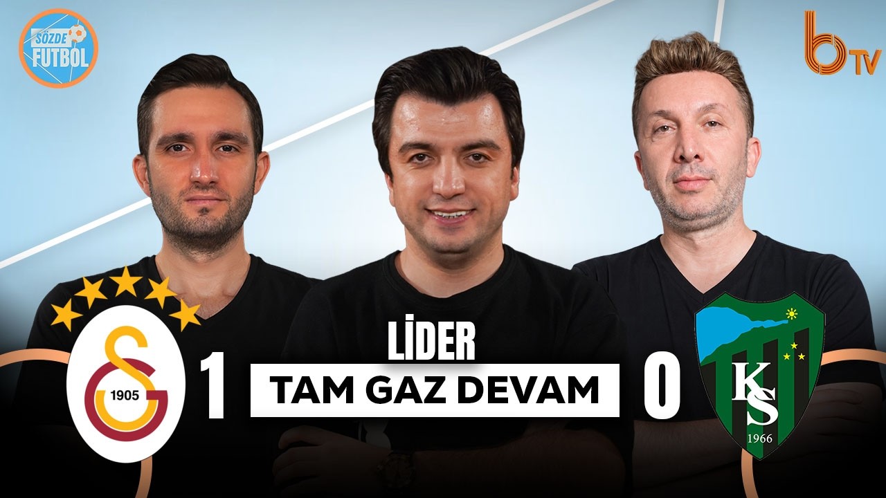 Galatasaray 1-0 Kocaelispor Ma&ccedil; Sonu |&nbsp;Bışar &Ouml;zbey, Evren Turhan ve Samet S&uuml;ner