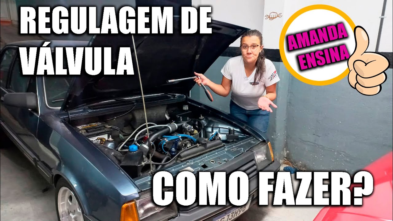 COMO REGULAR VÁLVULAS DO MOTOR DE CHEVETTE ?? - AMANDA ENSINA! NOVO QUADRO DO CANAL 😁