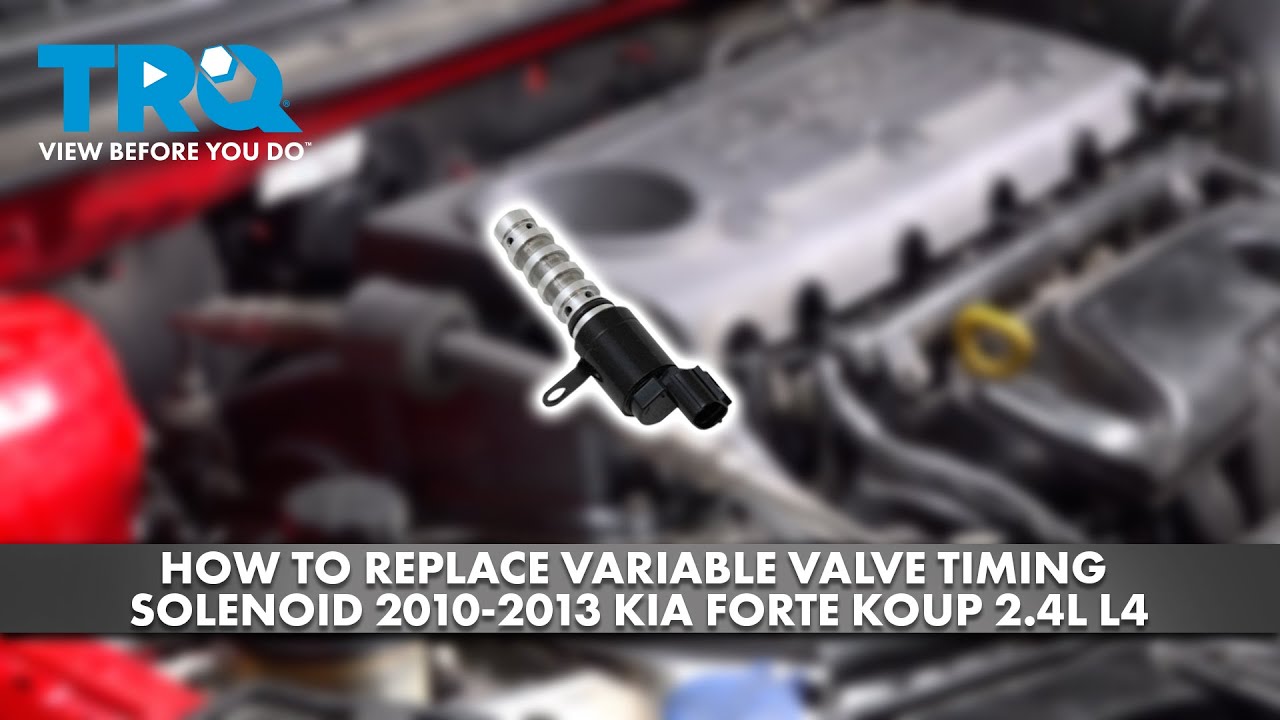How to Replace Variable Valve Timing Solenoid 2010-2013 Kia Forte Koup 2.4L L4