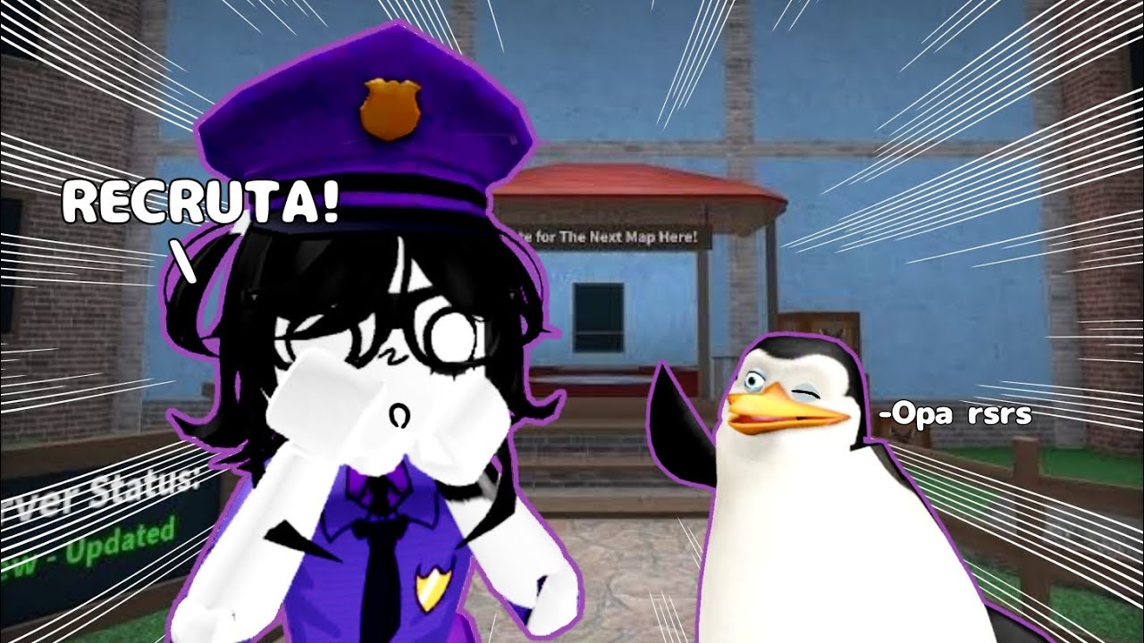 UM PINGUIM INVADIU O MM2!!! - (Murder Mystery 2) 