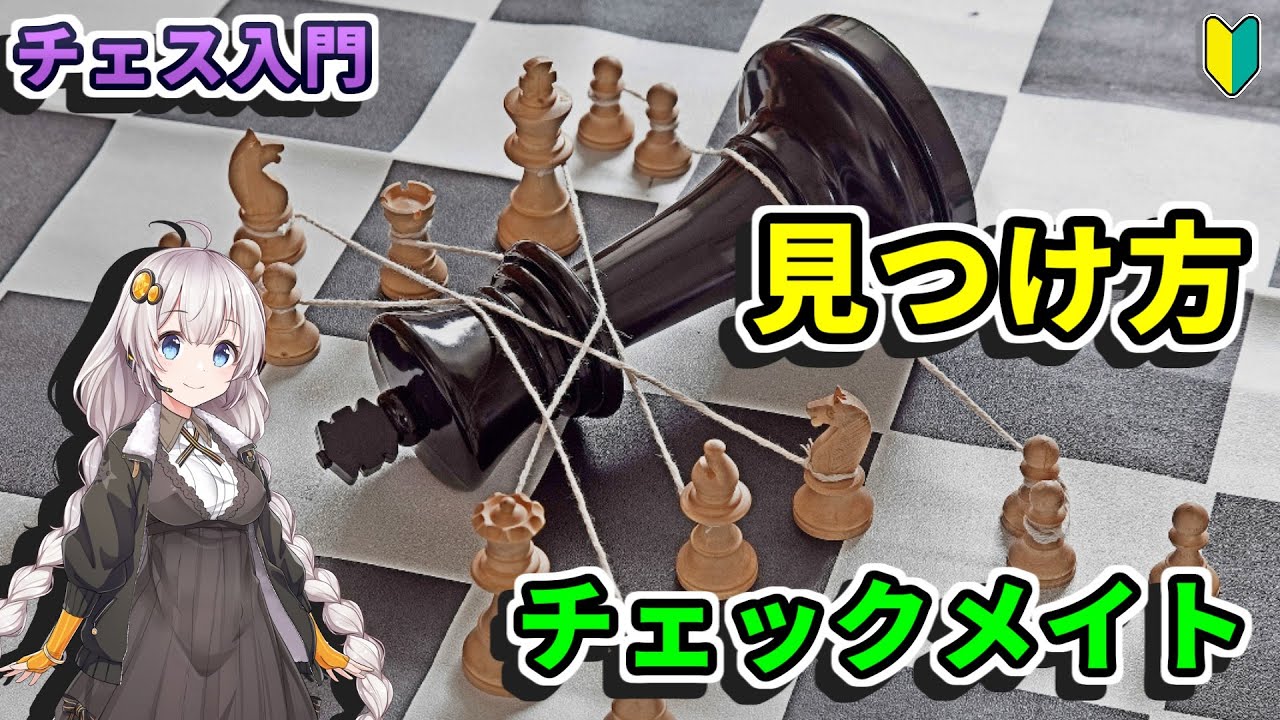 【チェス入門】２４．勝敗を分けるチェックメイトを見抜くコツ