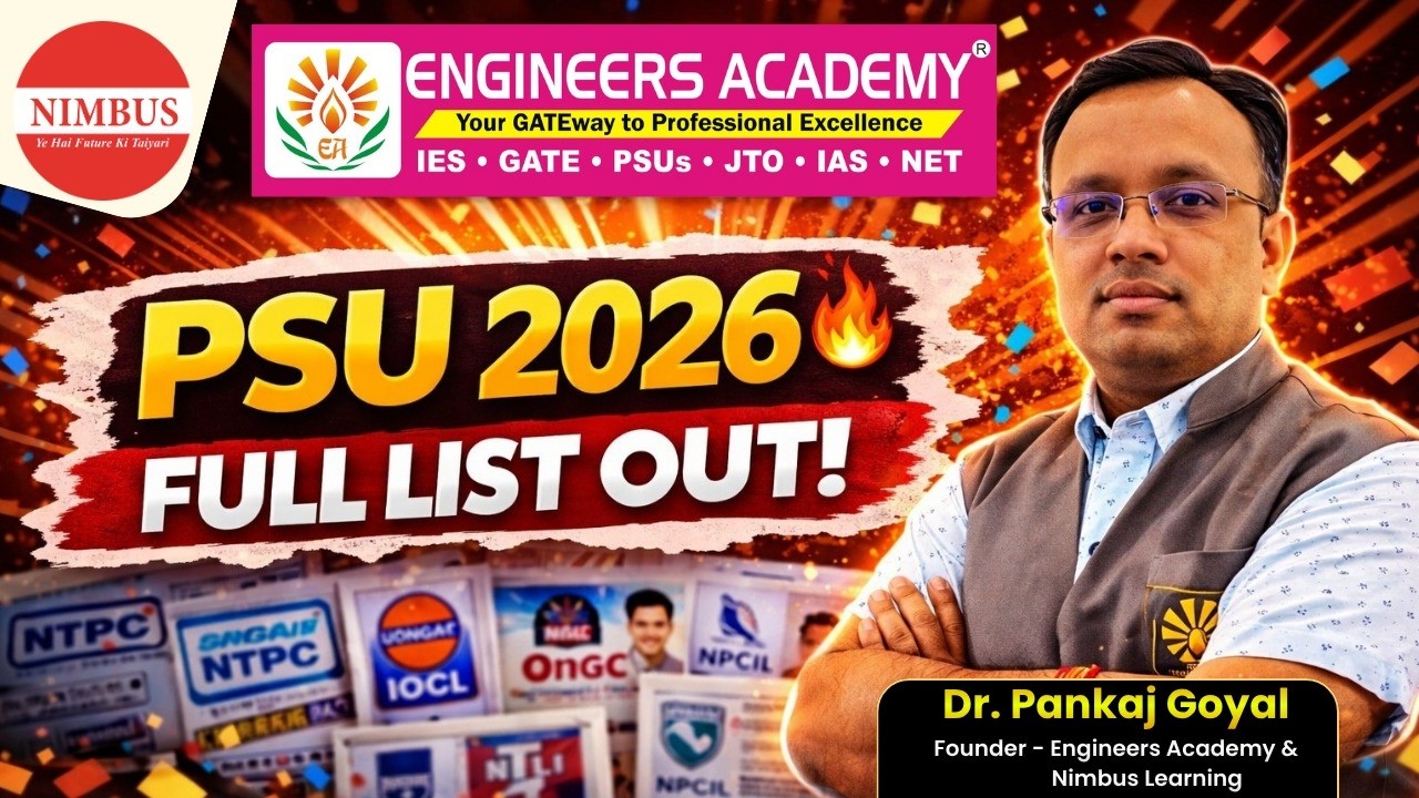 All PSU Jobs Through GATE 2026 | PSU 2026 Jobs List Out| All PSU Companies Vacancy List Through GATE