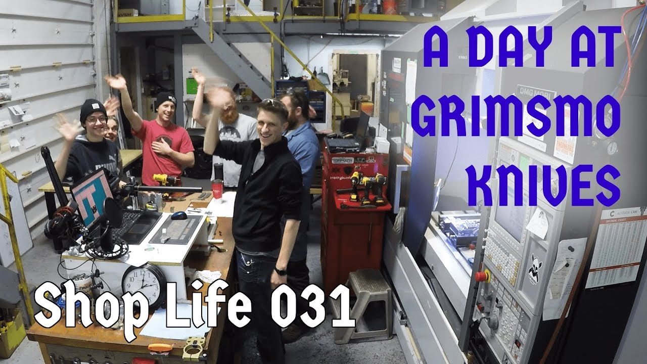 A WHOLE DAY at Grimsmo Knives - Shop Life