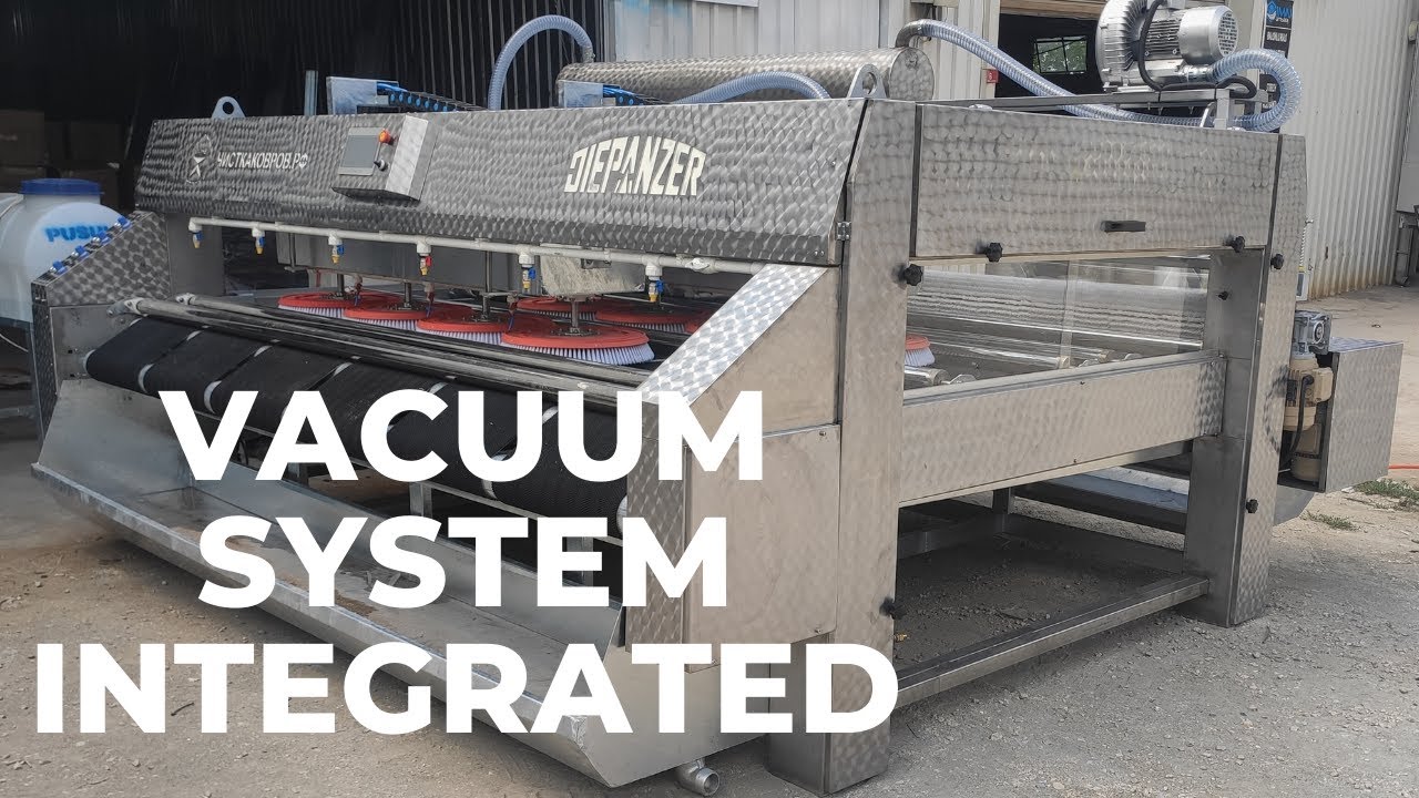 Carpet Washing Machine | Vacuum System Integrated | Diepanzer
