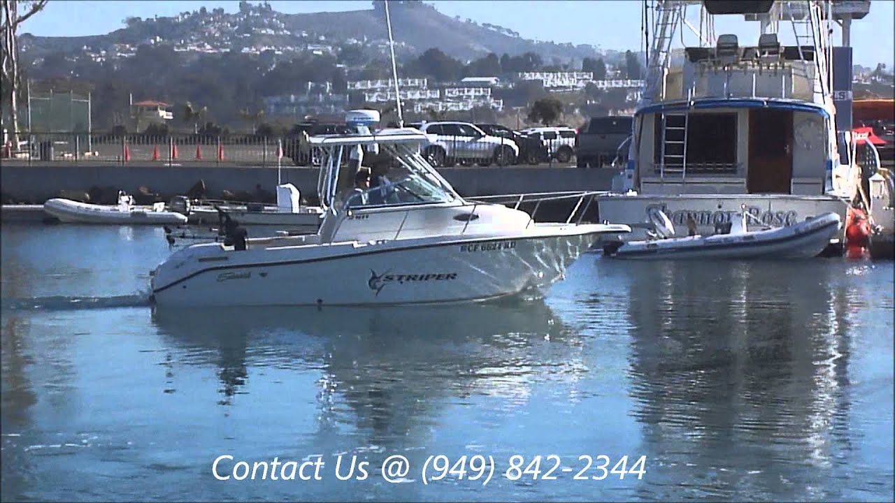 Sea Swirl 21 Cuddy Cabin Fisher Launch & Underway by South Mountain Yachts
