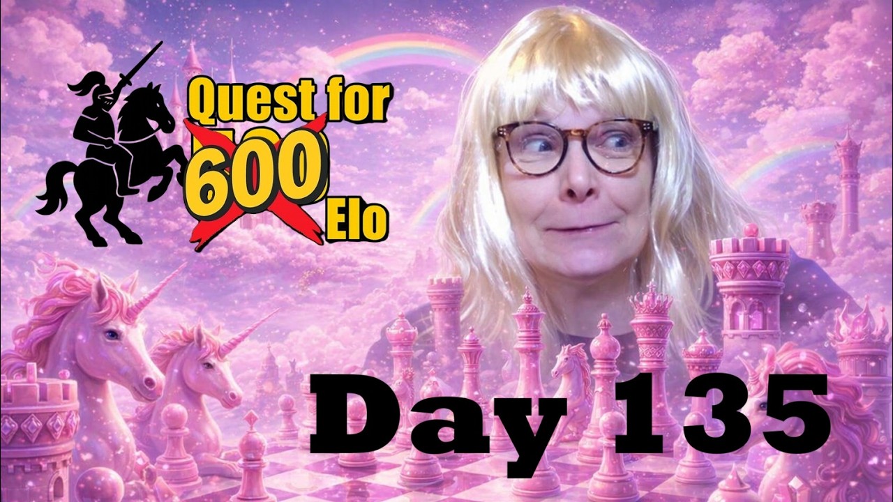 День 135: Ежедневные шахматные посты, пока мой рейтинг не превысит 600 по шкале Эло.