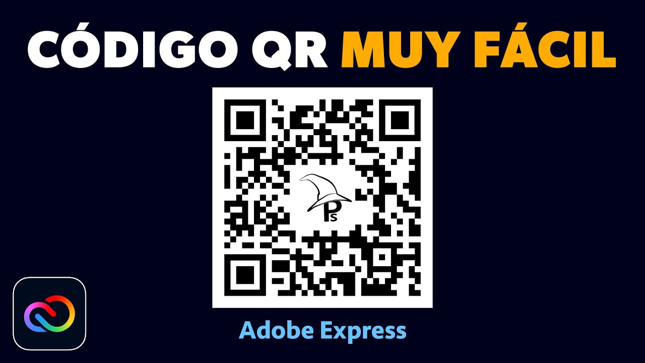 Crea un código QR personalizado con Adobe Express | FÁCIL Y RÁPIDO
