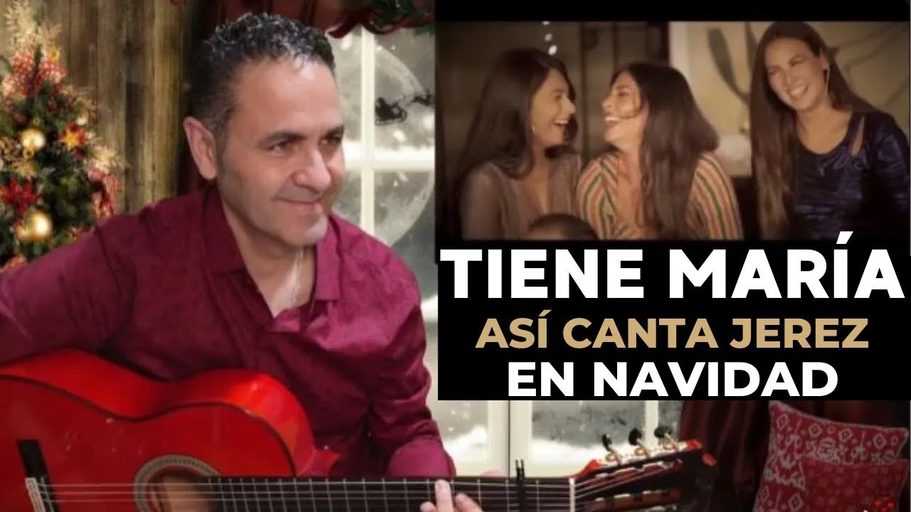 ASÍ CANTA JEREZ EN NAVIDAD 🎄“TIENE MARIA”🎄 por Tangos TUTORIAL con ACORDES+FALSETA MUY FLAMENCA