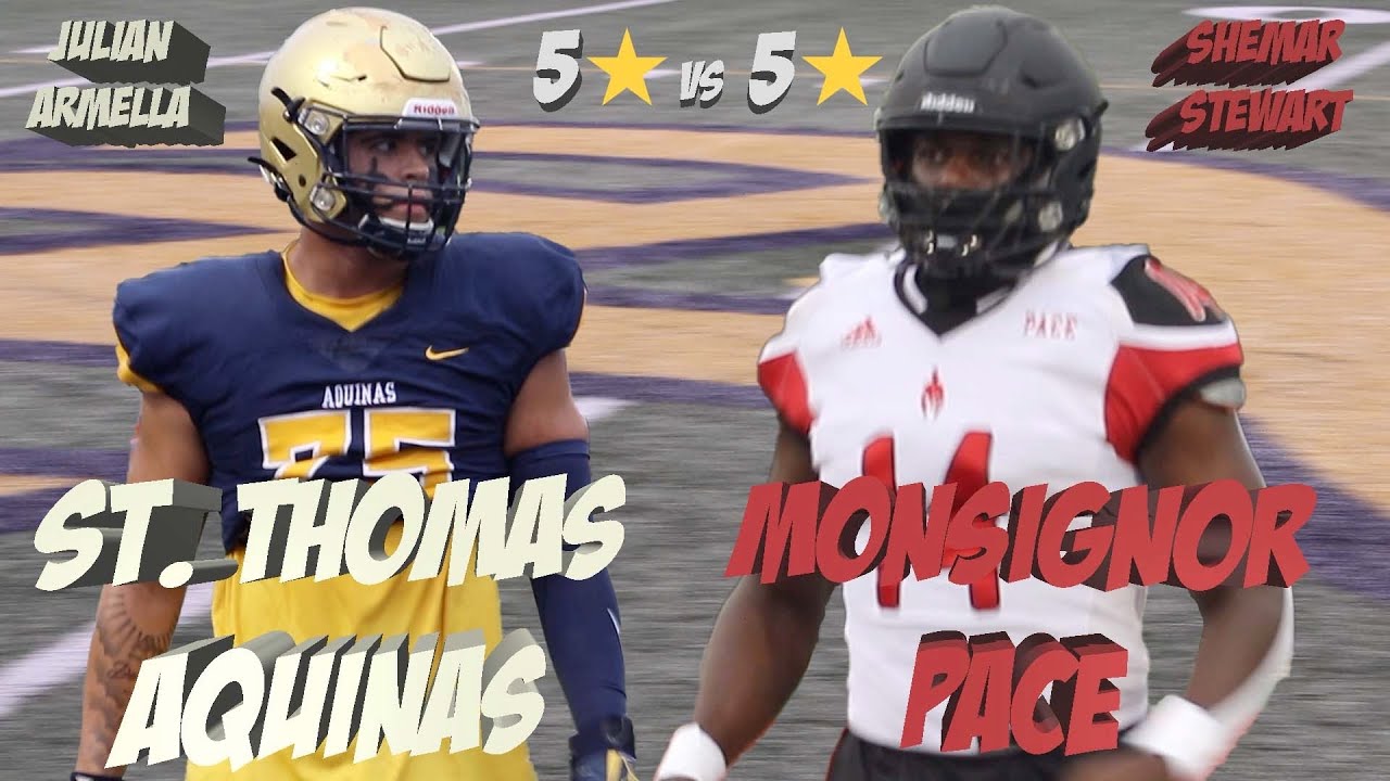 Must 👀 5⭐️ O-Lineman Julian Armella Vs 5⭐️ D-Lineman Shemar Stewart STA VS Pace Highlights 🏈🔥