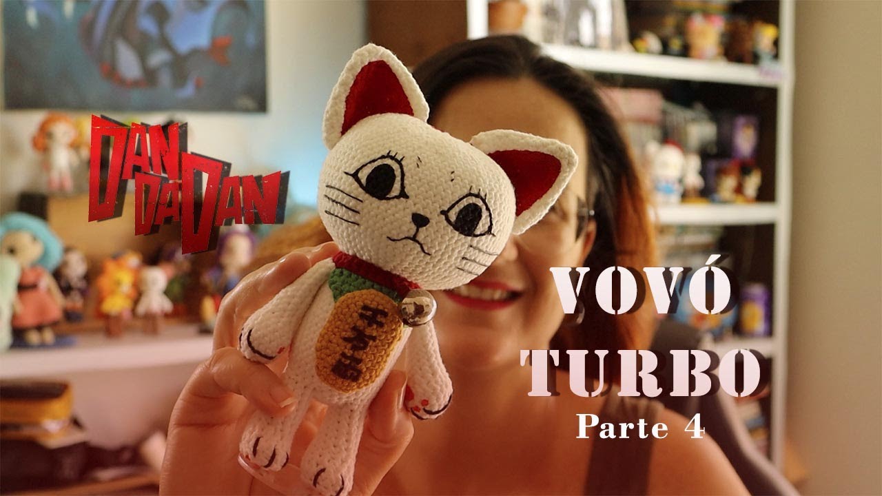 Vovó Turbo (Dan da Dan) Amigurumi - Parte 4: Costura, Pintura e Finalização! 🏁👵