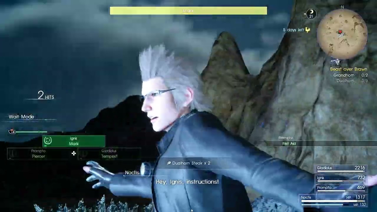 Final Fantasy XV - Part 18 -  Level 34 Side Quests, Tough Coeurl Hunt
