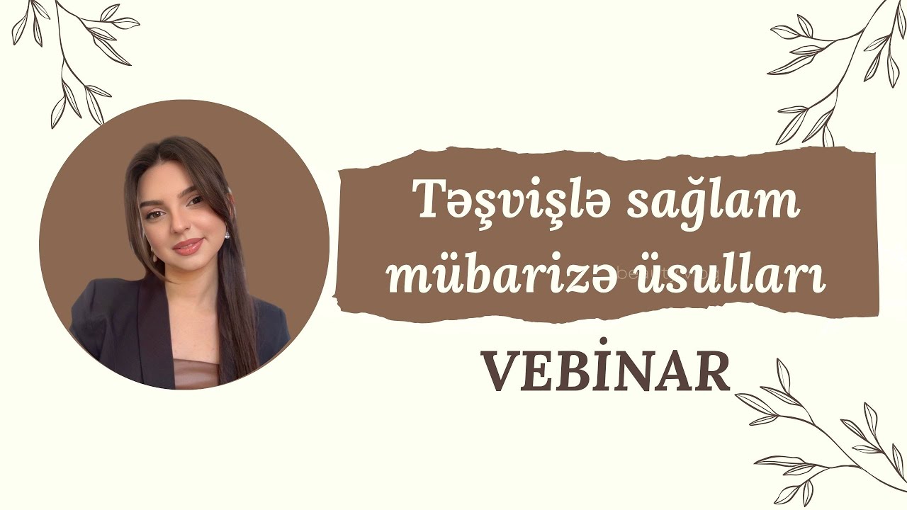 Təşvişlə sağlam mübarizə üsulları