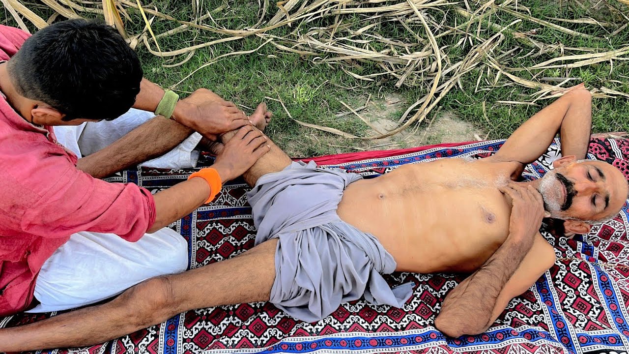 Sleep in 10 Minutes 😴 Leg Massage ASMR Therapy | Sajju Master 