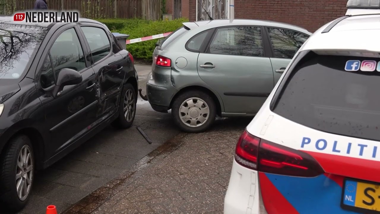 Politie ramt vluchtende auto, bestuurder opgepakt na achtervolging
