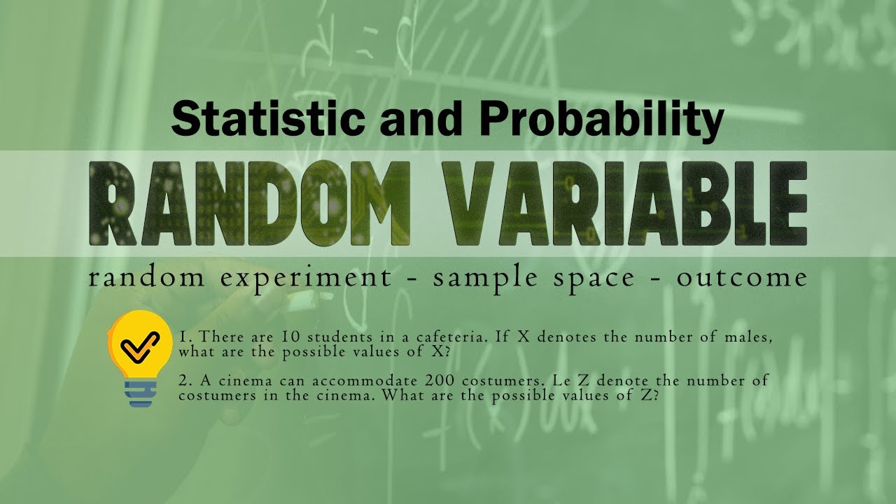 RANDOM VARIABLE | Statistics and Probability| STEM 11