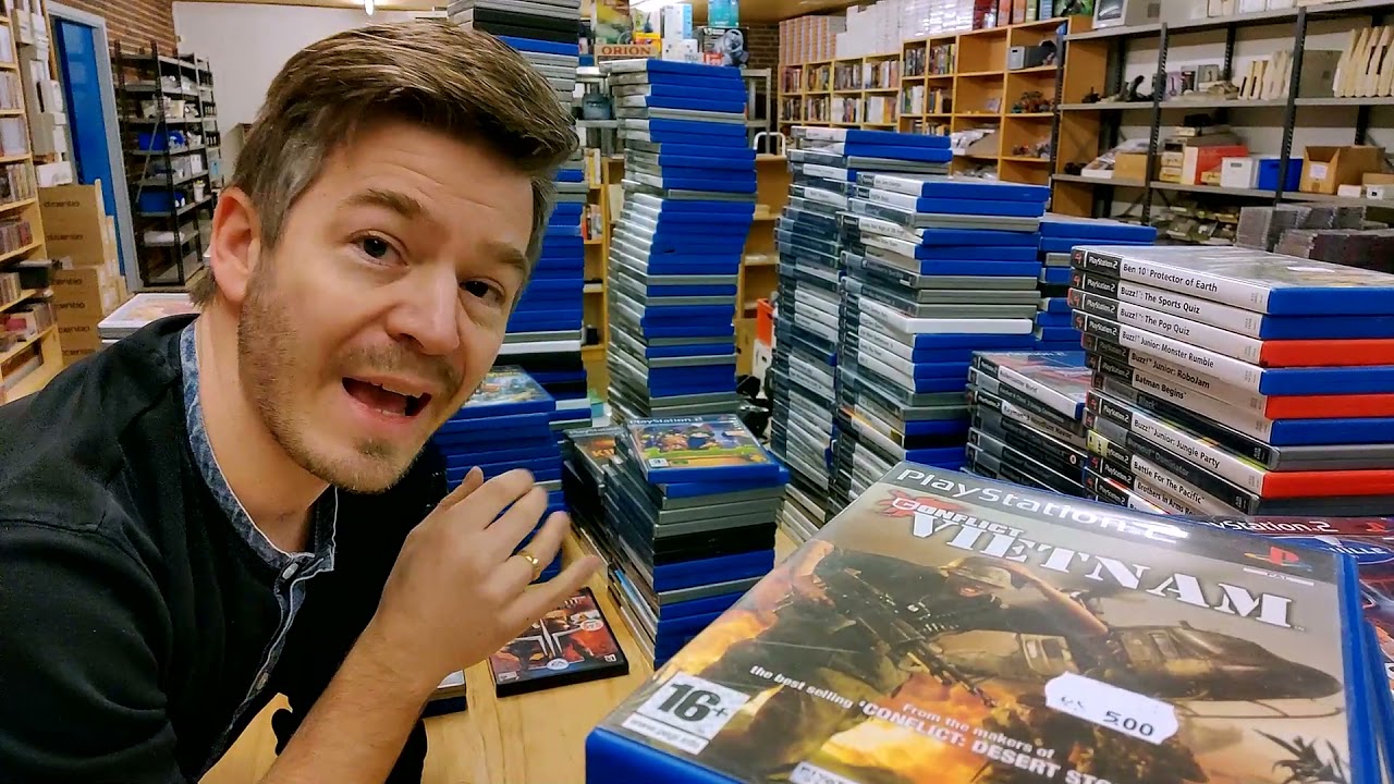 Når der kommer 1000 PS2 spil ind af døren hos WTS Retro!