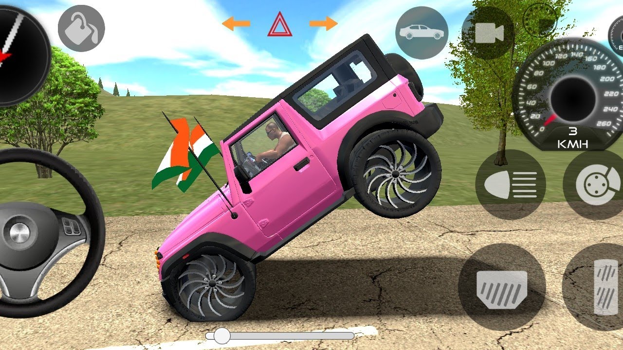 Modified Mahindra Thar😈Games:Indian Pink Thar (Gadi Wala Games) Car Game Android Game - Part,4