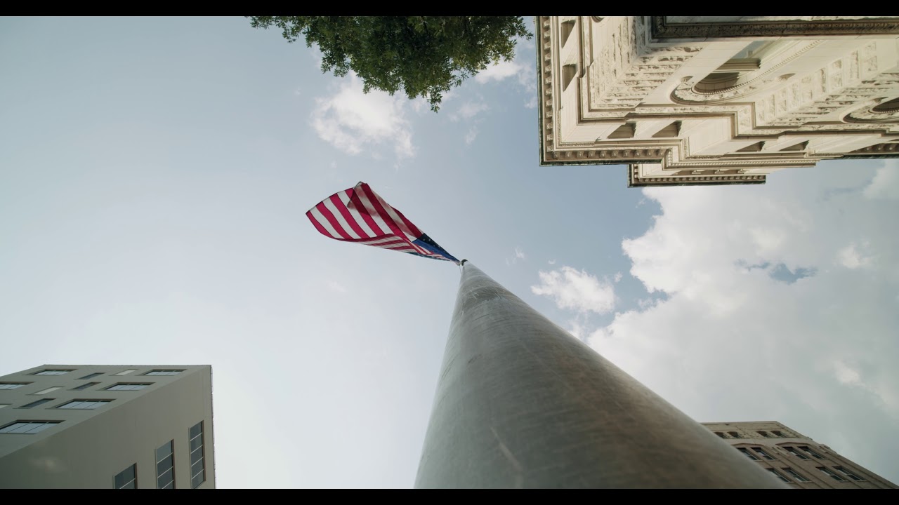 Waving Flag | No Copyright Video | Stock Footage | 4K Footage