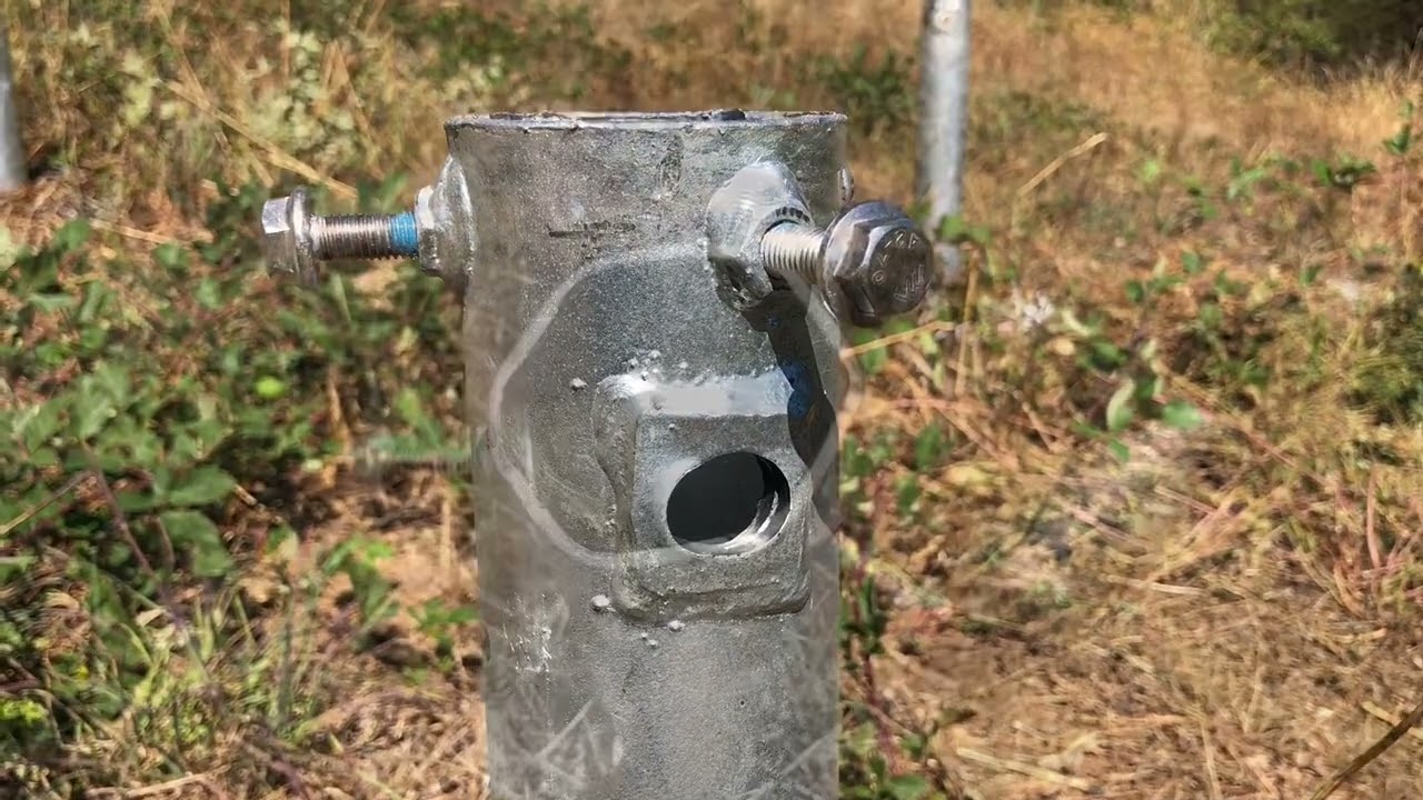 Sunmodo ground screws in hard clay