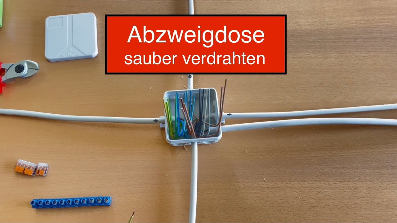 Abzweigdose verdrahten &ndash; Beispiel Wechselschaltung