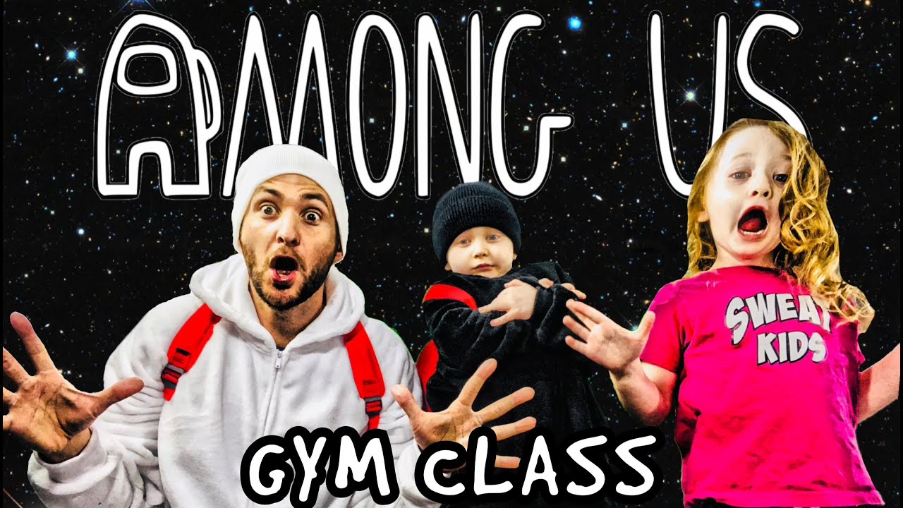 Kids Workout! AMONG US GYM CLASS! Real-Life VIDEO GAME! Kids Workout Videos, DANCE, & P.E. FUN!