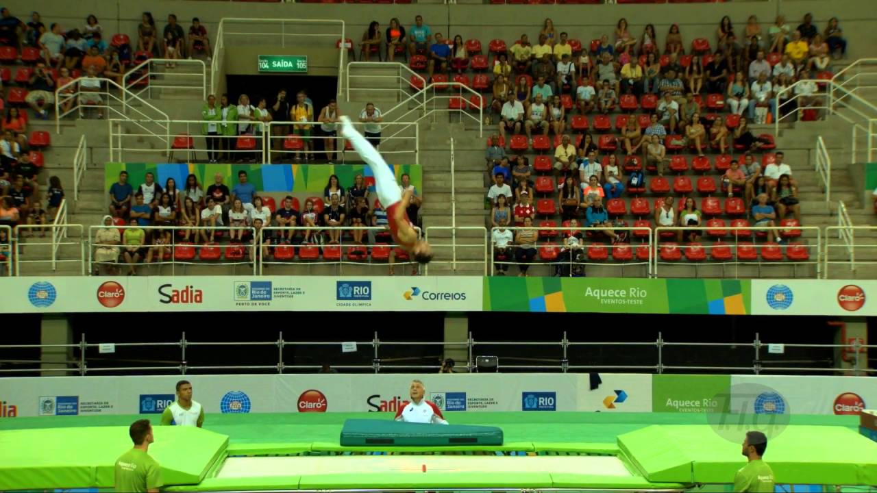 SCHORI Nicolas (SUI) - 2016 Olympic Test Event, Rio (BRA) - Qualification Trampoline Routine 2