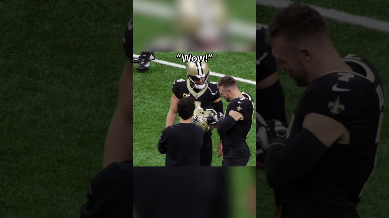 Derek Carr&rsquo;s HELMET Left Taysom Hill SPEECHLESS 🤣❓ #nfl #shorts