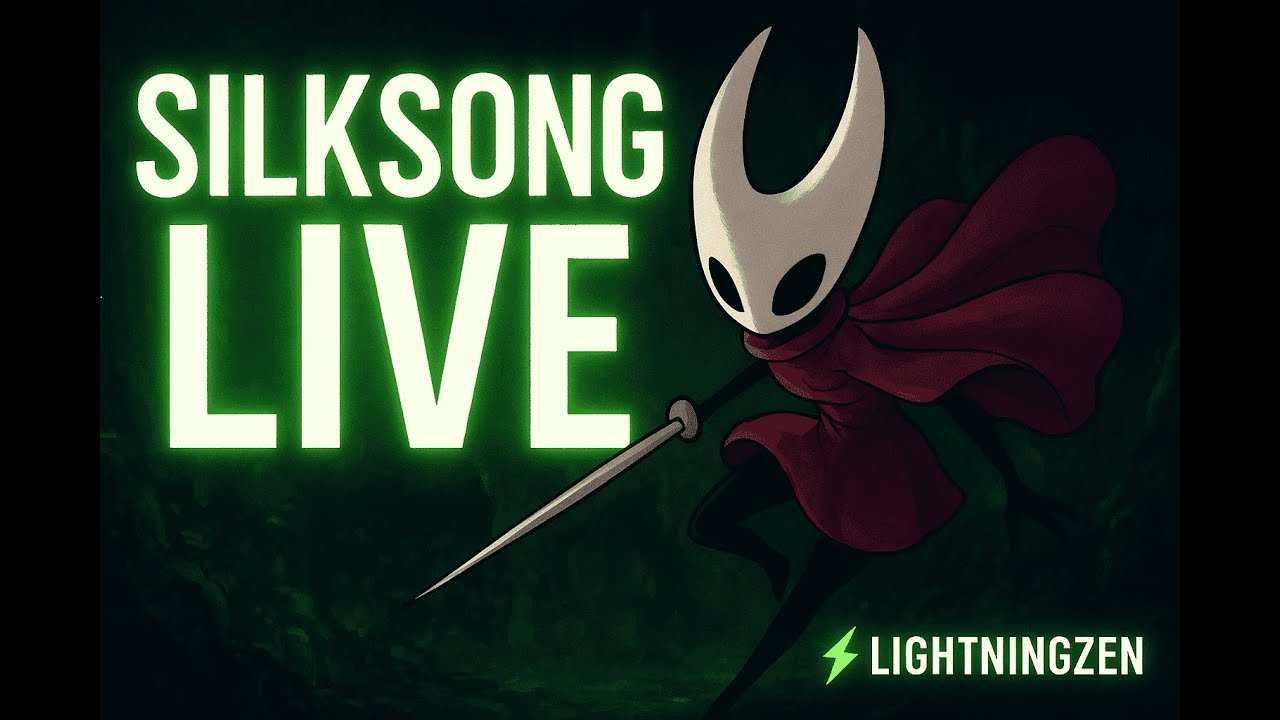 ⚡ First Dive into Hollow Knight: Silksong! | Lightningzen Live | part 1
