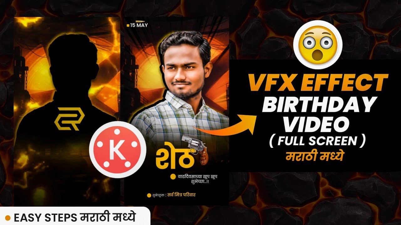 Kinemaster Birthday Banner Video Editing 2021 | Birthday Banner Video | Sopan Creation