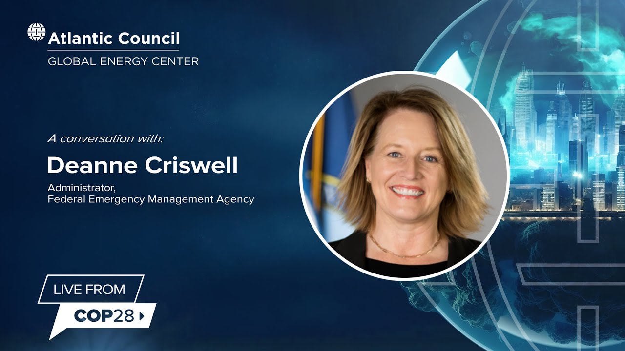 Deanne Criswell Live from COP28 on climate disaster response and preparedness