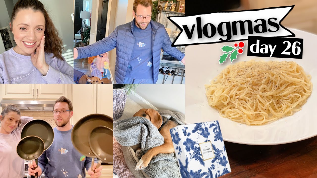 VLOGMAS DAY 26 // our top 5 fave cookware, the *easiest* weeknight meal, + geeking over binders
