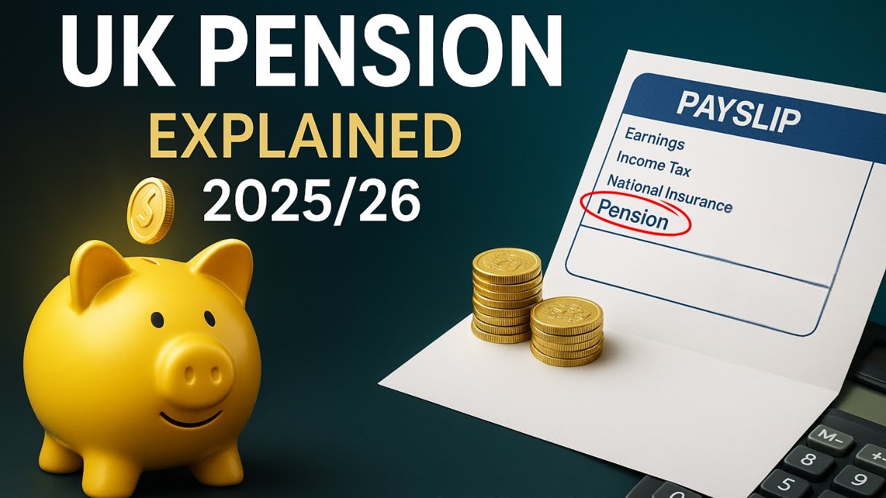 UK Pension Explained | Pension Deduction Made Simple | 2025/26 #payslip  #pension #uk #hmrc #money