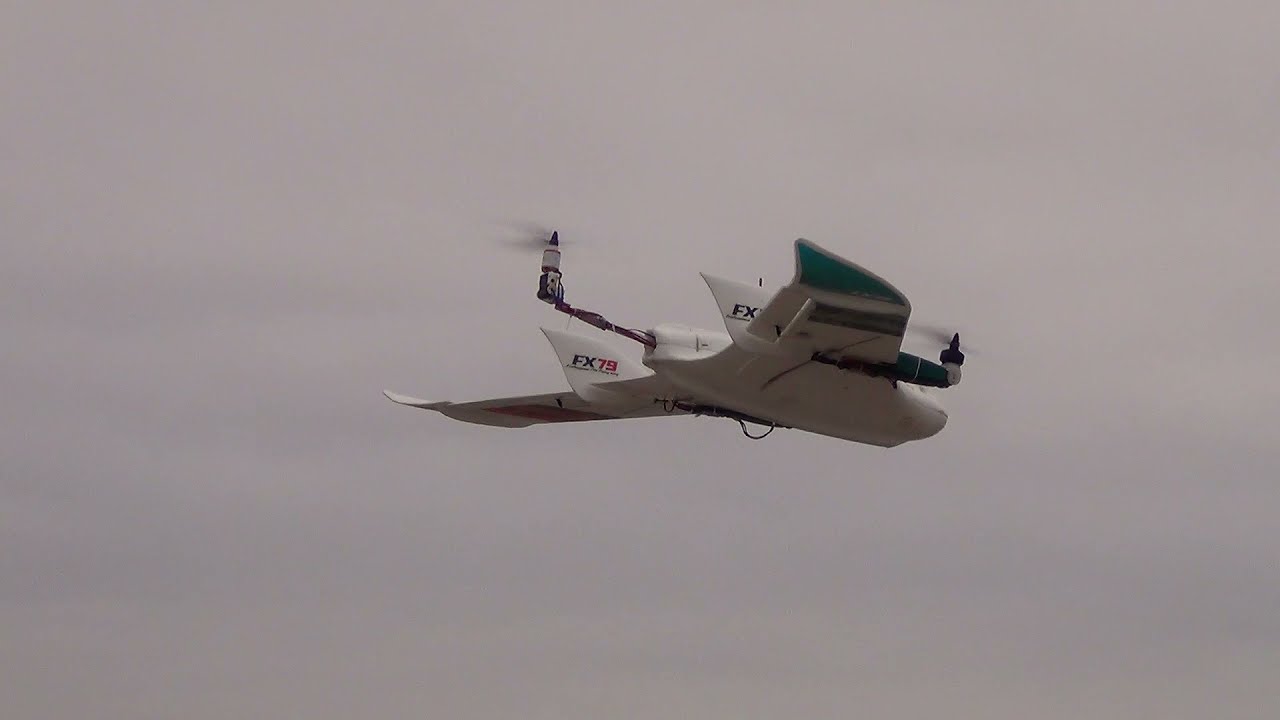 VTOL X3 #1 First Flight at Hover Modes