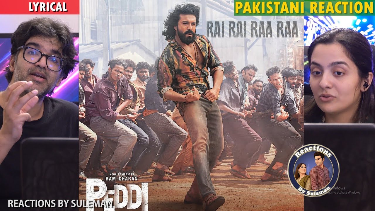 Pakistani Couple Reacts To Rai Rai Raa Raa | Hindi | Peddi | Ram Charan | Janhvi Kapoor | AR Rahman 