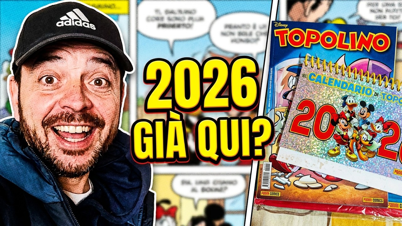 TOPOLINO #3651 con Calendario da tavolo 2026 🗓️⭐💥💣🤩