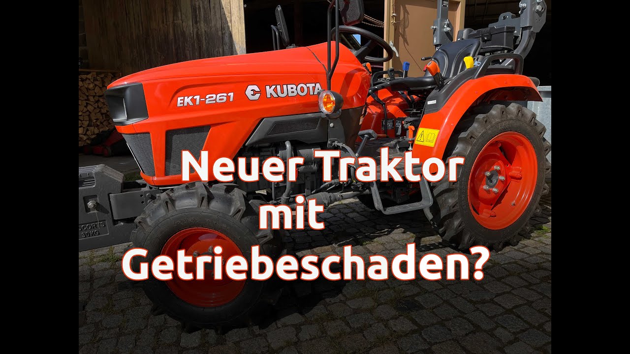Kubota EK1 261 / Farmtrac 26 richtig schalten.
