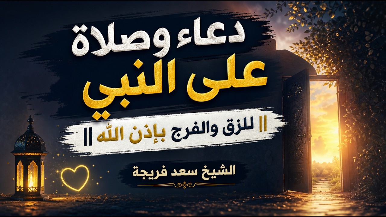 دعاء يوم الجمعة وصلاه على النبي صلى الله عليه وسلم // الشيخ سعد الدين فريجه 