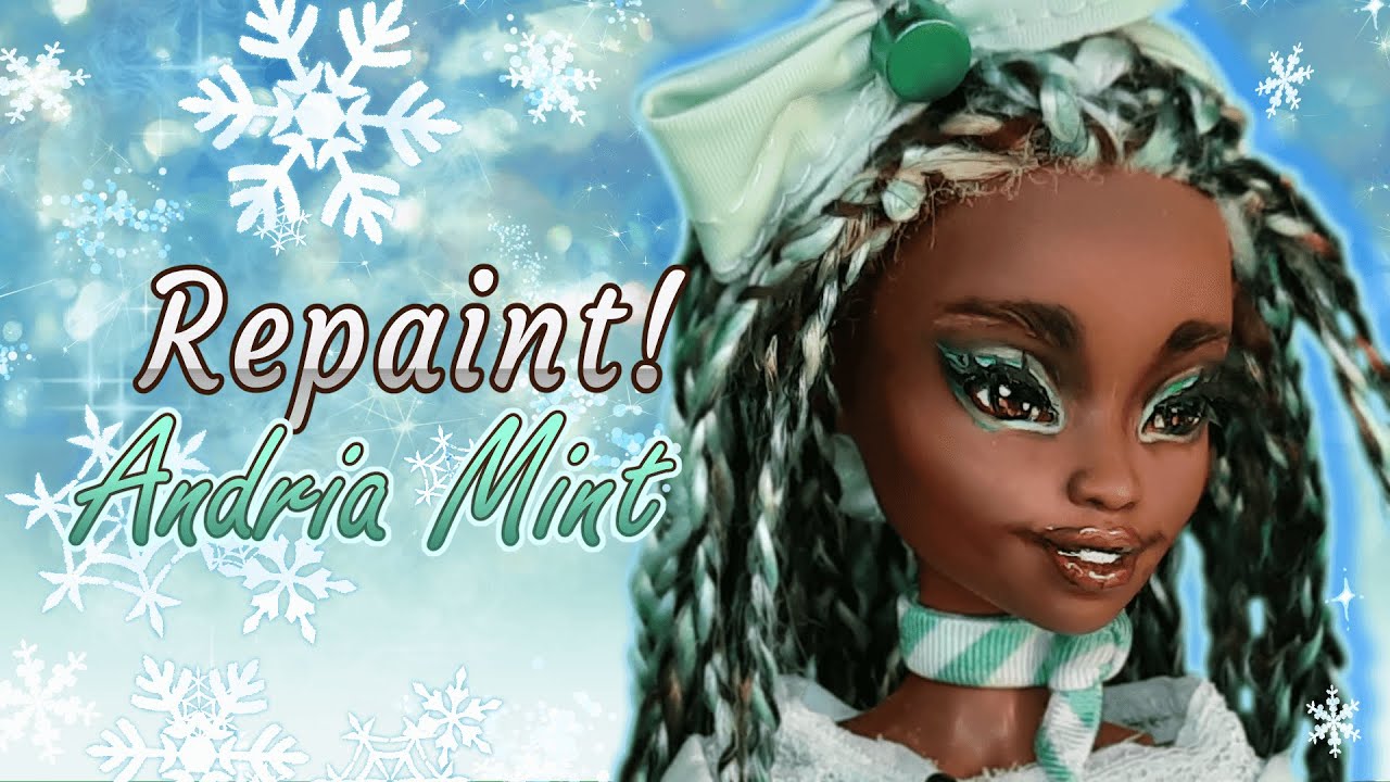 Wild Hearts Crew #Repaint || Andria Mint Winter Holiday 2021 Collab || Ooak doll