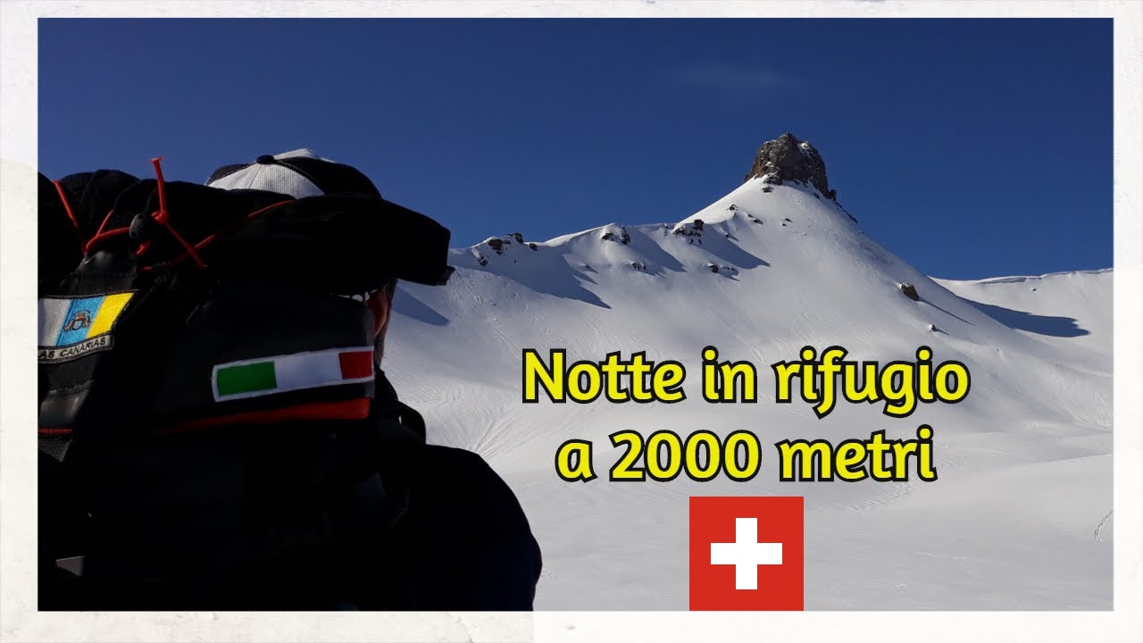 Notte in un rifugio Svizzera a 2000 m-TREKKING SWITZERLAND, Overnight in a hut at 2000 m 💚
