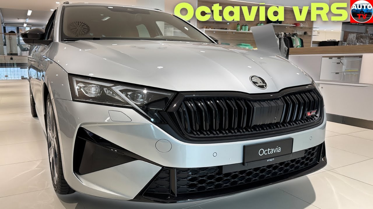 New SKODA OCTAVIA vRS FACELIFT 2025 - visual REVIEW & SPECS (sporty family car)