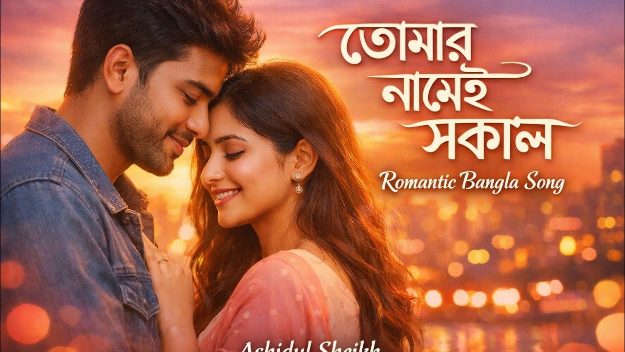 তোমার নামেই সকাল | Romantic Bangla Song | Ashidul Sheikh | Bengali Love Song 2026