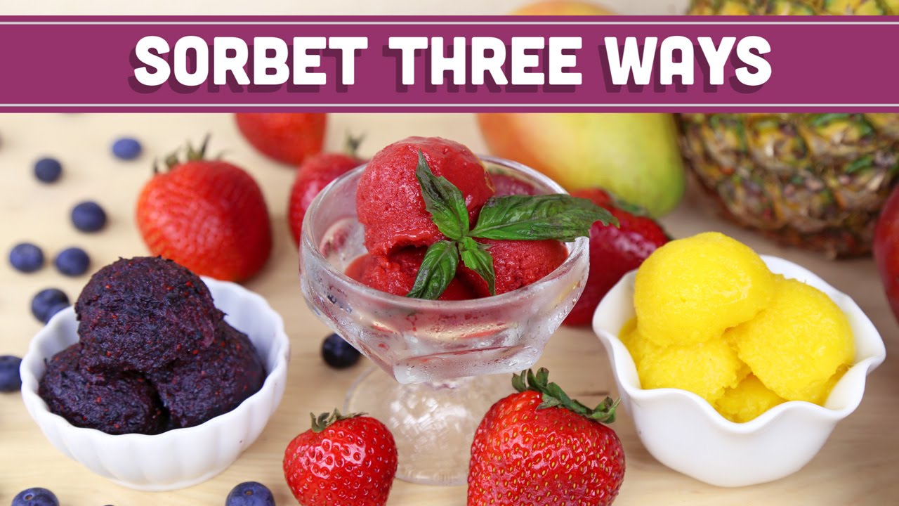 Healthy Sorbet For Summer, 3 Easy Ways! Mind Over Munch
