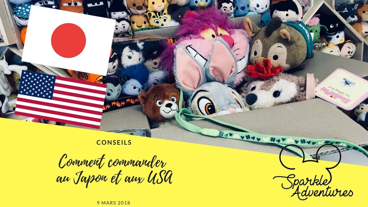 COMMANDER AU DISNEY STORE JAPONAIS 🇯🇵 ET AMÉRICAIN 🇺🇸