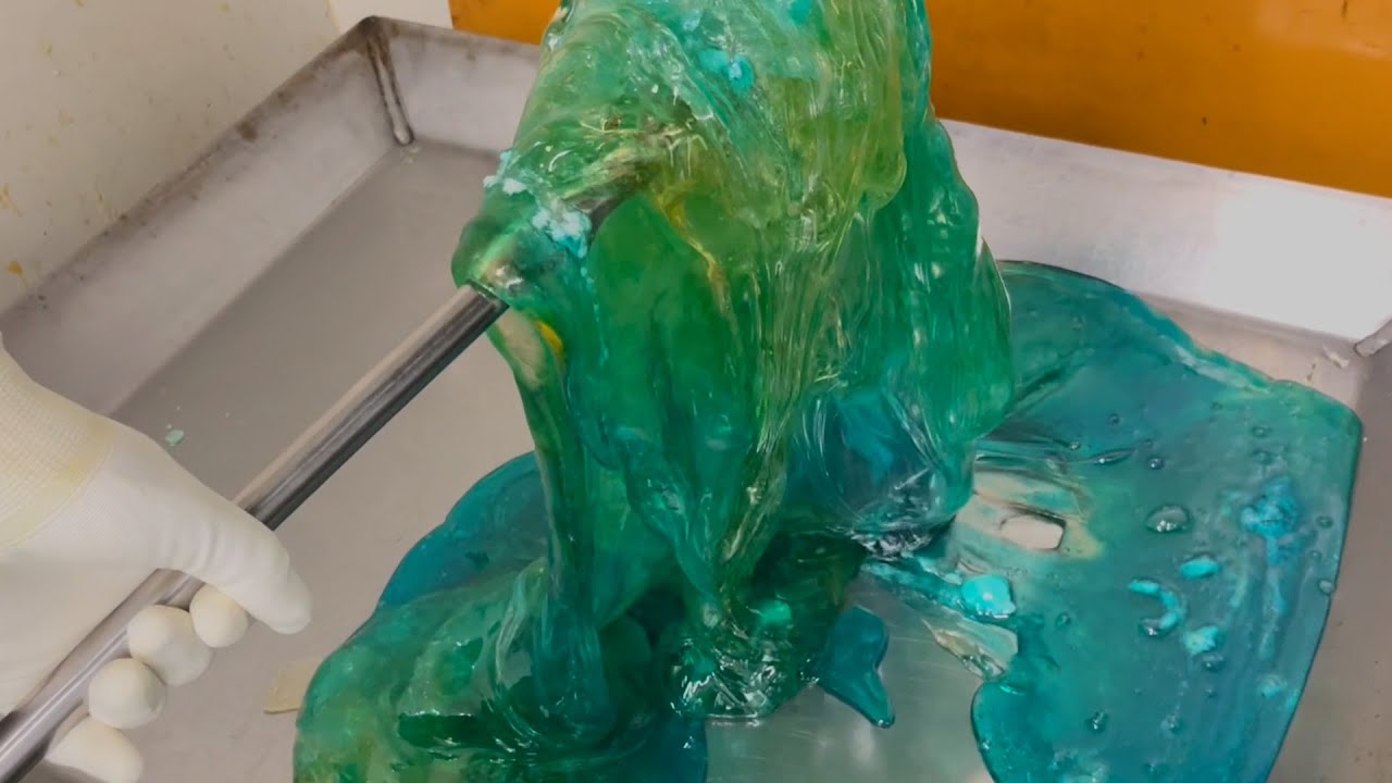 【製造風景】 サイダー飴の作り方 2023 / How to make candy / Japan / Kyoto / Soda