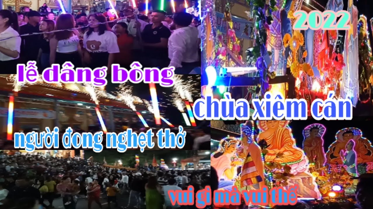 Chùa xiêm cán lễ dâng bông dâng y kathina 2.11.2022 xiêm cán bạc liêu youtube.com/@hoaichienTV