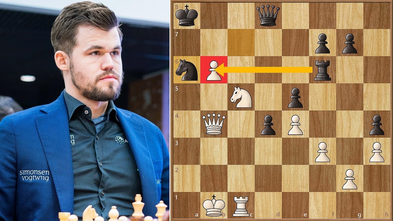 Incredible Moment! || Carlsen vs Láznička || WRC (2019)