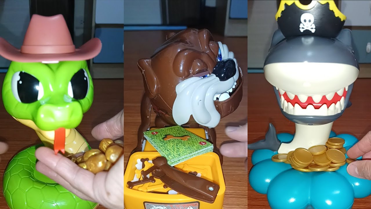 #asmrsounds #satisfyingvideo #dogfeed #sharkpirates #golddiggersnake