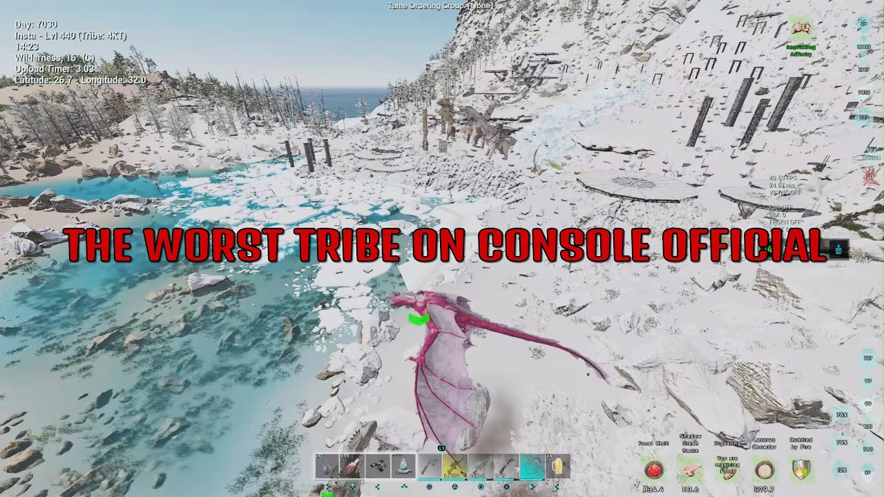 TUCKING IN TRIBE OF SIRI TO BED  |Ark Official PvP ps5 Asa|