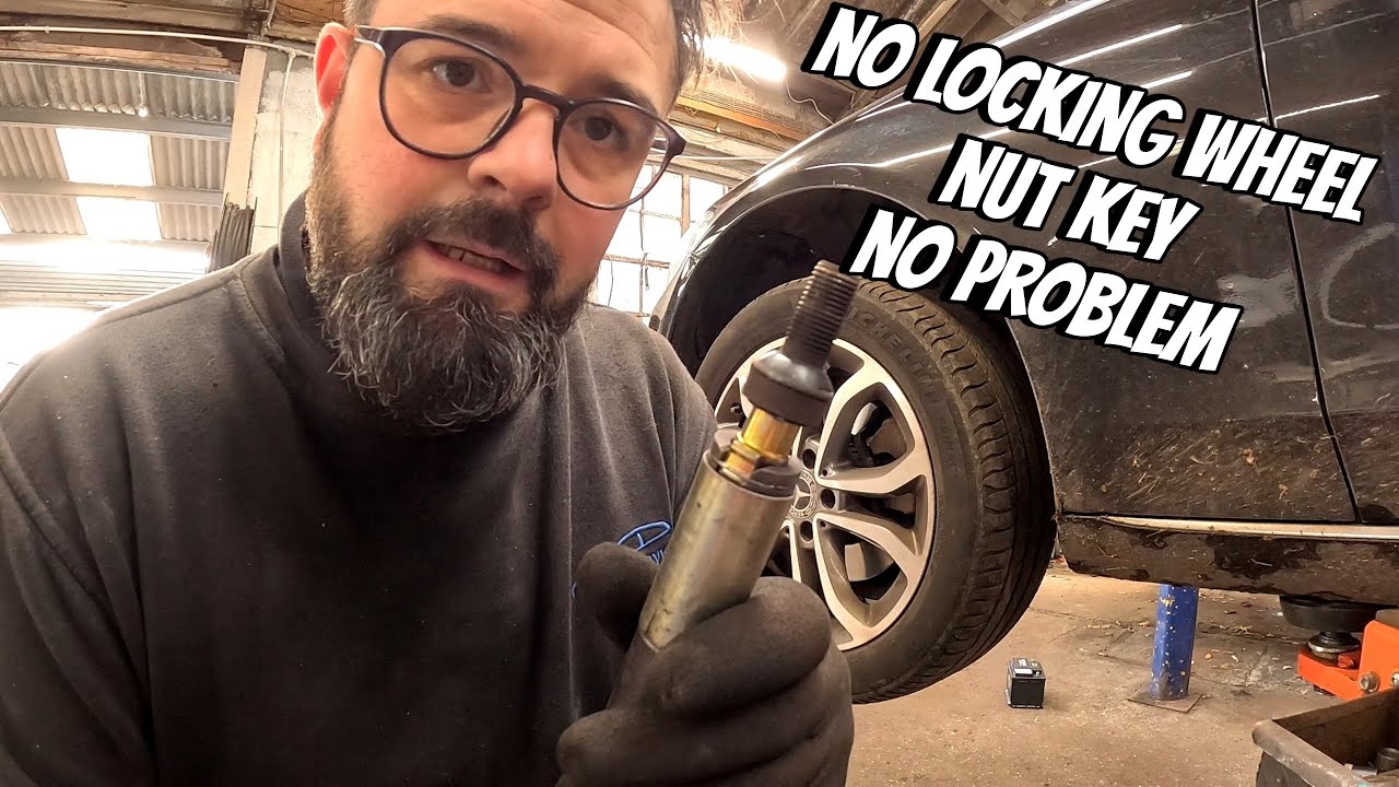 locking wheel nut removal using laser tool 8109