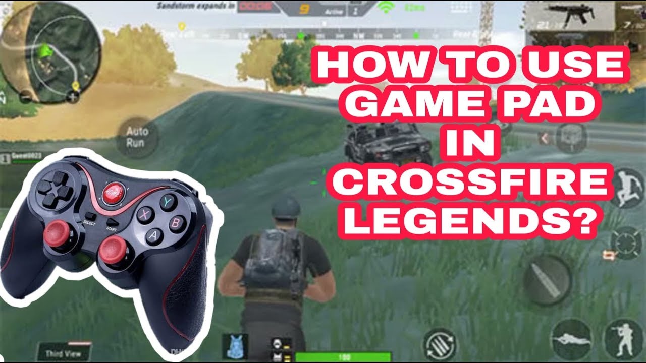 How  to use bluetooth gamepad in crossfire legends step by step